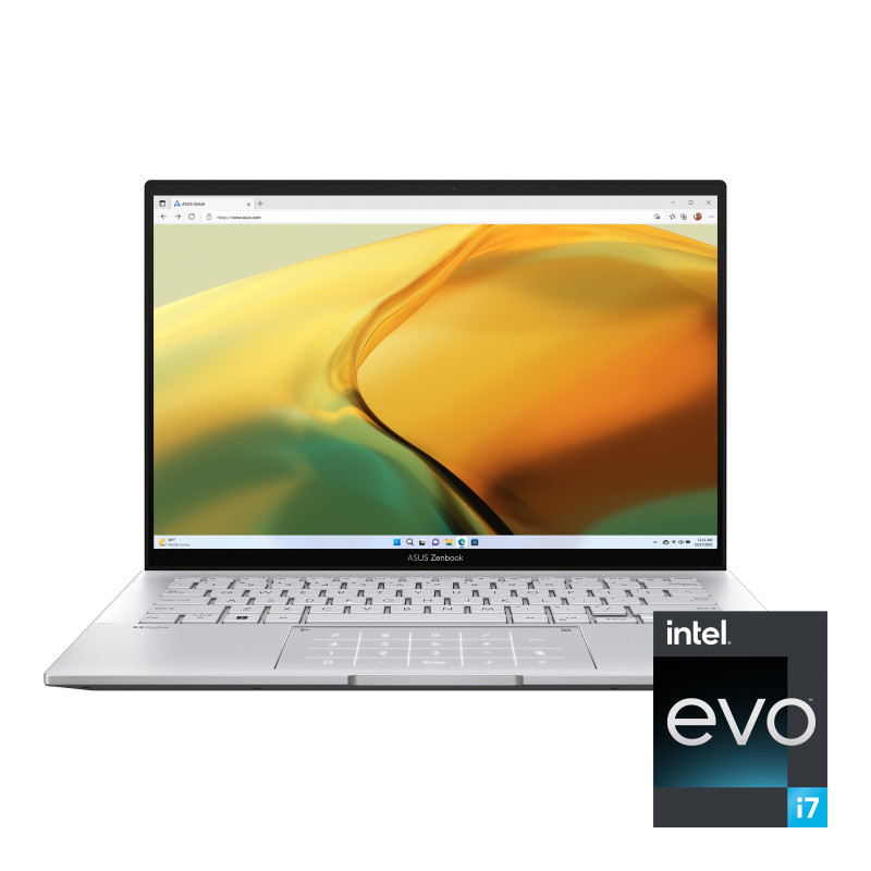 لپ تاپ Asus ZenBook 14 UX3402ZA Core i7 (1260P) 16GB 1TB SSD Intel 14" 2.8K