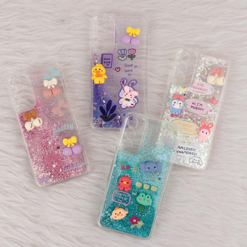 قاب آکواریومی Casetify سامسونگ Galaxy A34 عروسکی برجسته محافظ لنزدار