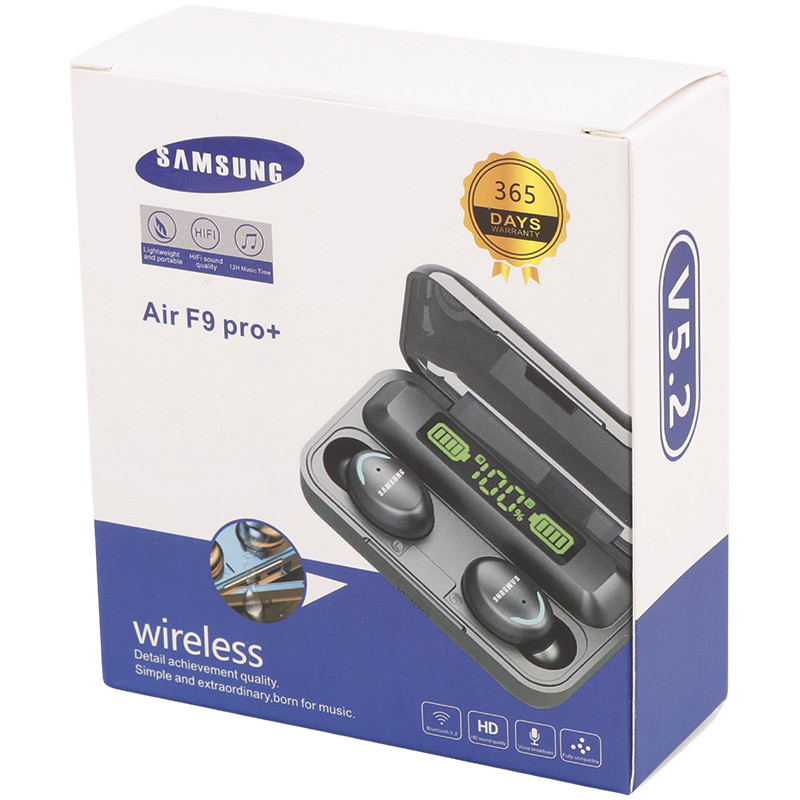 هندزفری بلوتوث دو تایی Samsung Air F9 pro plus TWS