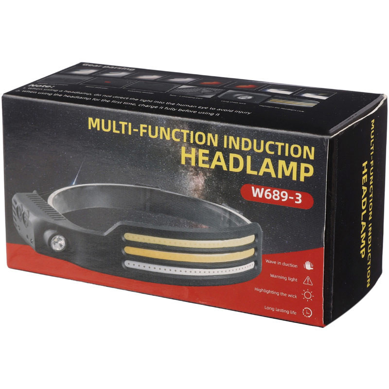 چراغ قوه پیشانی هدلایت شارژی W689-3