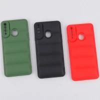 قاب پافر ژله ای سامسونگ Galaxy A20s محافظ لنزدار