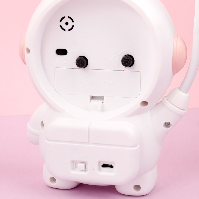 چراغ مطالعه فانتزی طرح ساعت Astronaut Alarm Clock NO.CD260