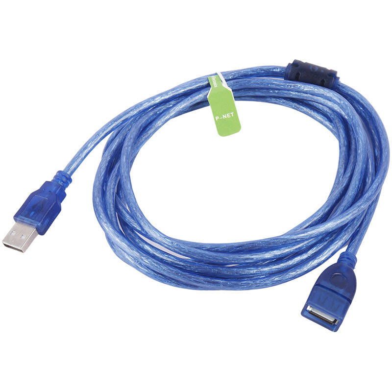 کابل افزایش طول P-net USB 3m شیلد دار