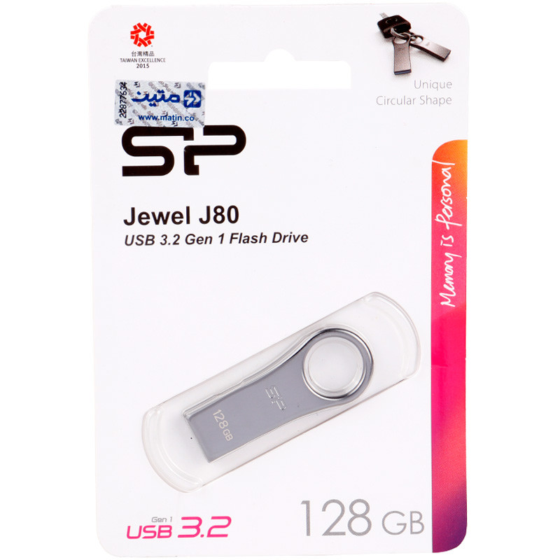 فلش 128 گیگ سیلیکون پاور Silicon Power Jewel J80 USB 3.2
