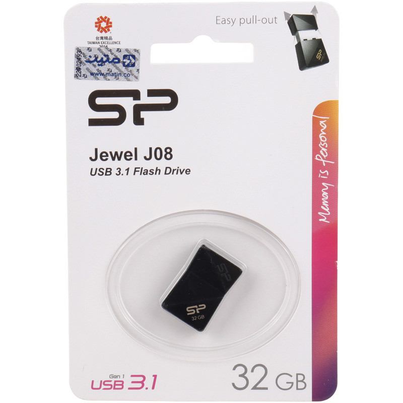 فلش 32 گیگ سیلیکون پاور Silicon Power Jewel J08 USB 3.1