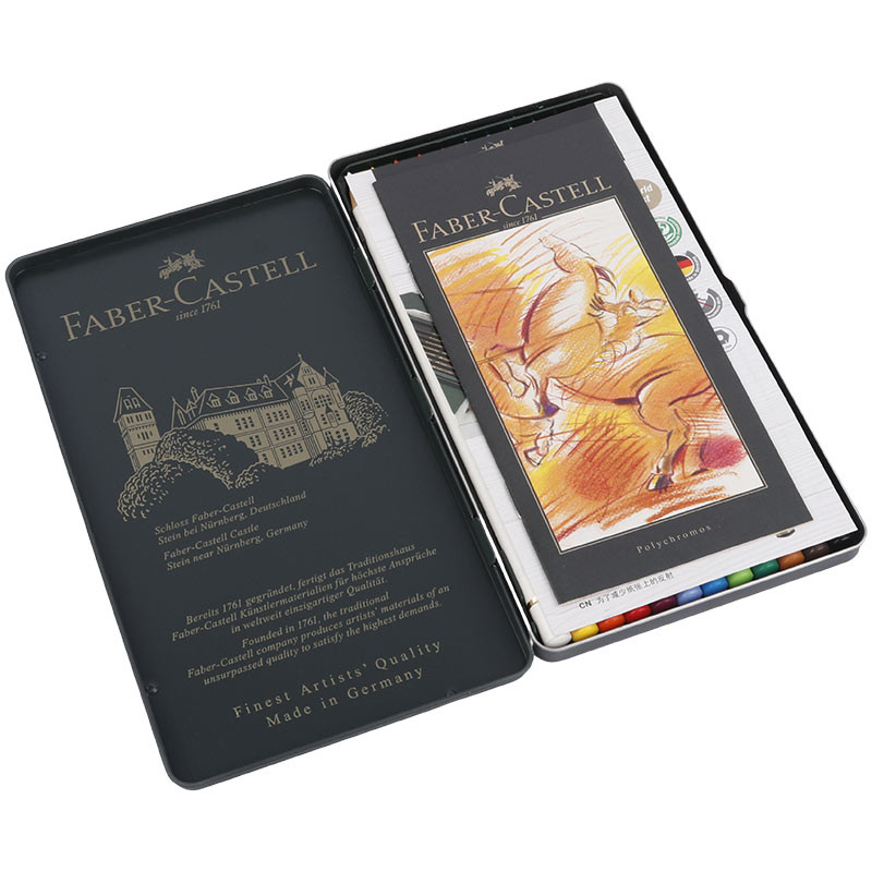 مداد رنگی 12 رنگ فابر کاستل Faber-Castell Polychromos 110012