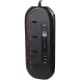 چند راهی 4 خانه برق ارت دار وریتی V-PS3115 با کابل 1.8 متری + شارژر USB و Type-C