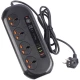 چند راهی 4 خانه برق ارت دار وریتی V-PS3115 با کابل 1.8 متری + شارژر USB و Type-C