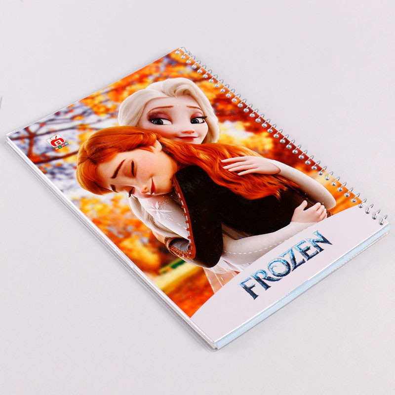 دفتر سیمی 60 برگ طرح کارتونی نهال آلما کد 7613