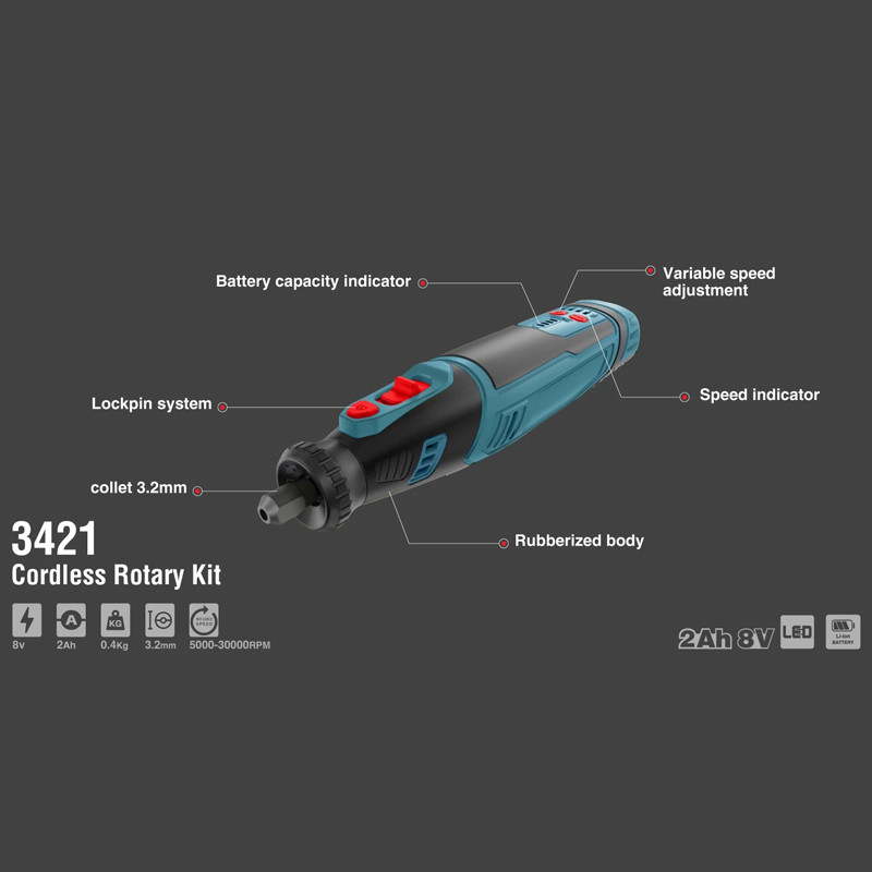 ست فرز مینیاتوری Ronix 3421