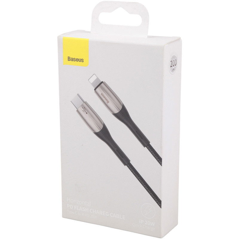 کابل تبدیل فست شارژ Baseus CATLSP-B QC3 Type-C to Lightning 2m