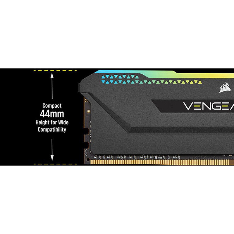 رم کامپیوتر Corsair Vengeance RGB Pro SL DDR4 16GB 3600MHz CL18 Dual