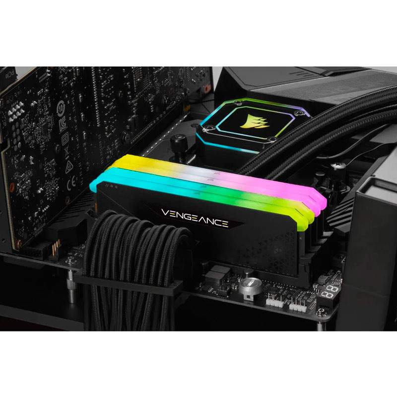 رم کامپیوتر Corsair Vengeance RGB RS DDR4 32GB 3200MHz CL16 Dual