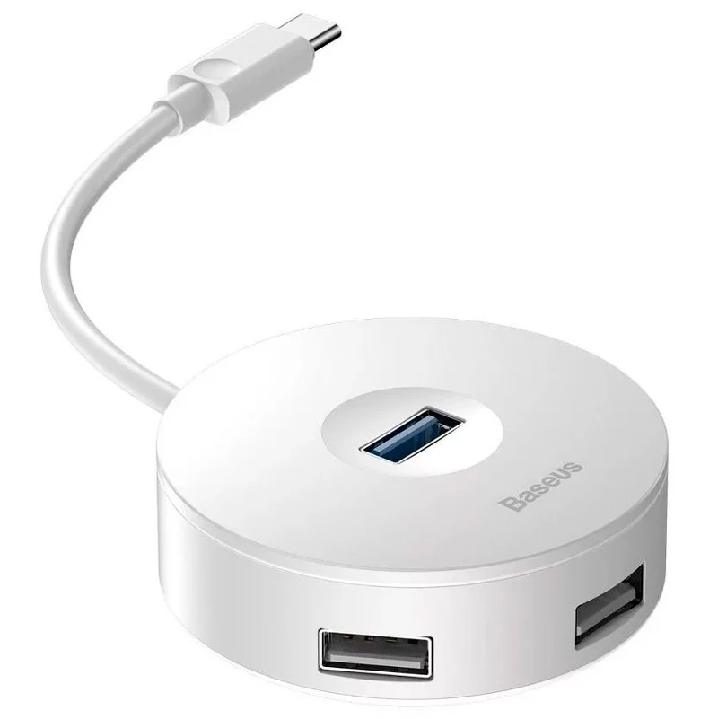هاب 4 پورت USB3.0 باسئوس Airjoy Round Box CAHUB-G0