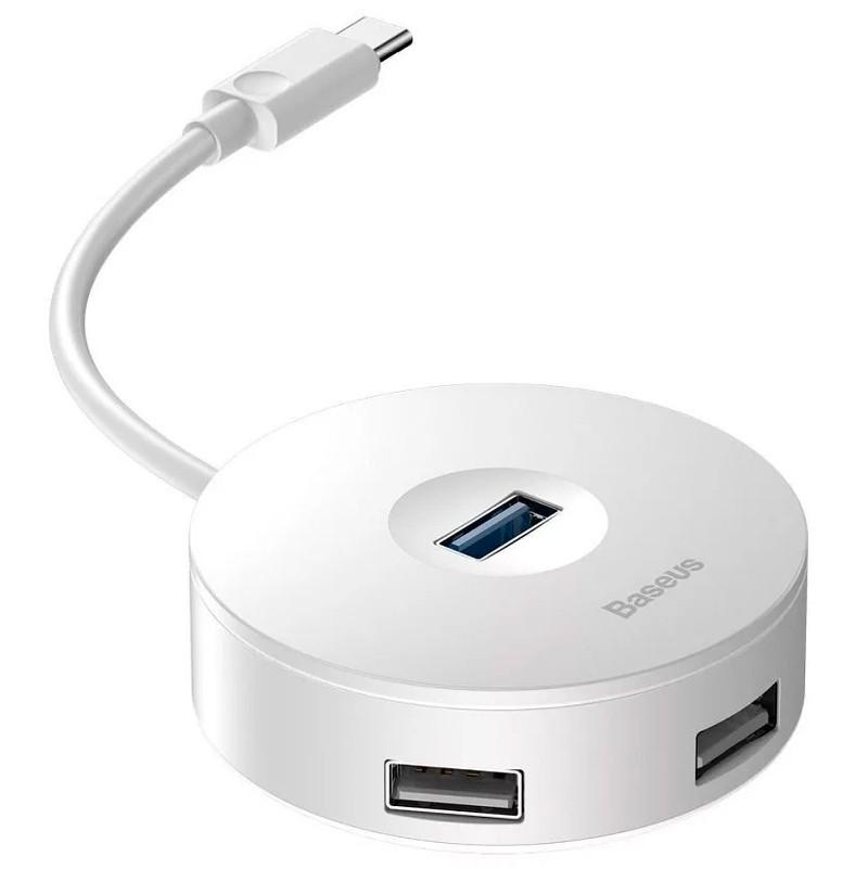 هاب 4 پورت USB3.0 باسئوس Airjoy Round Box CAHUB-G0