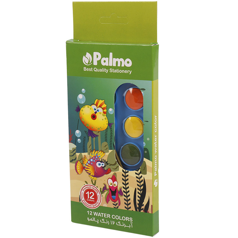 آبرنگ 12 رنگ پالمو Palmo NO.5202