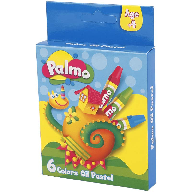 پاستل روغنی 6 رنگ پالمو palmo NO.2201