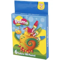 پاستل روغنی 6 رنگ پالمو palmo NO.2201