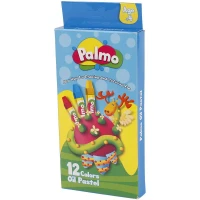 پاستل روغنی 12 رنگ پالمو palmo NO.2202