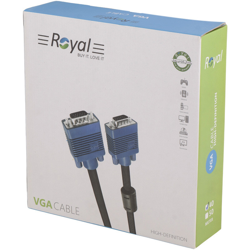 کابل Royal VGA 40m