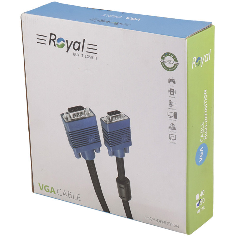 کابل Royal VGA 50m