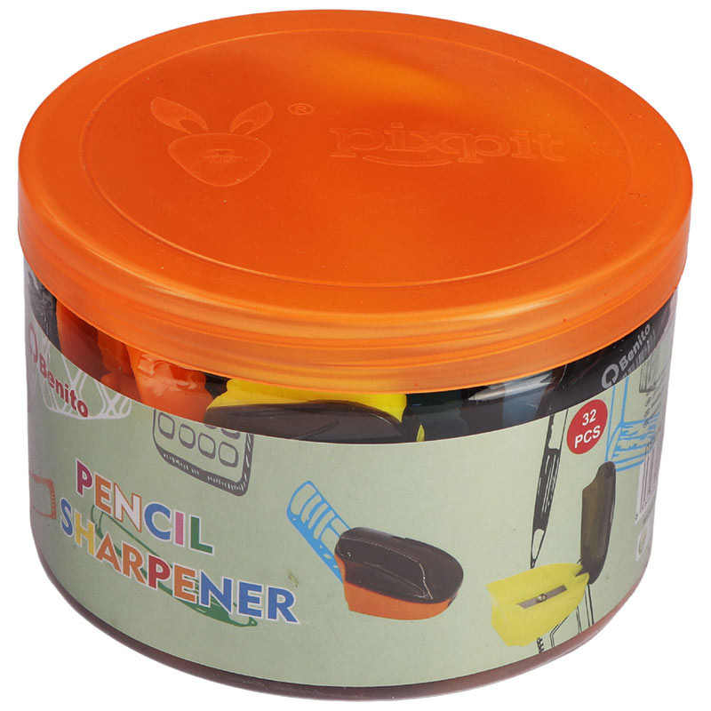 تراش پلاستیکی مخزن دار Benito B-1003 بسته 32 عددی