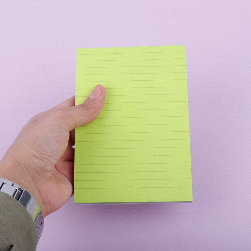 کاغذ یادداشت چسب دار رنگی Sam Stick Note 10*14.5cm بسته 100 برگی