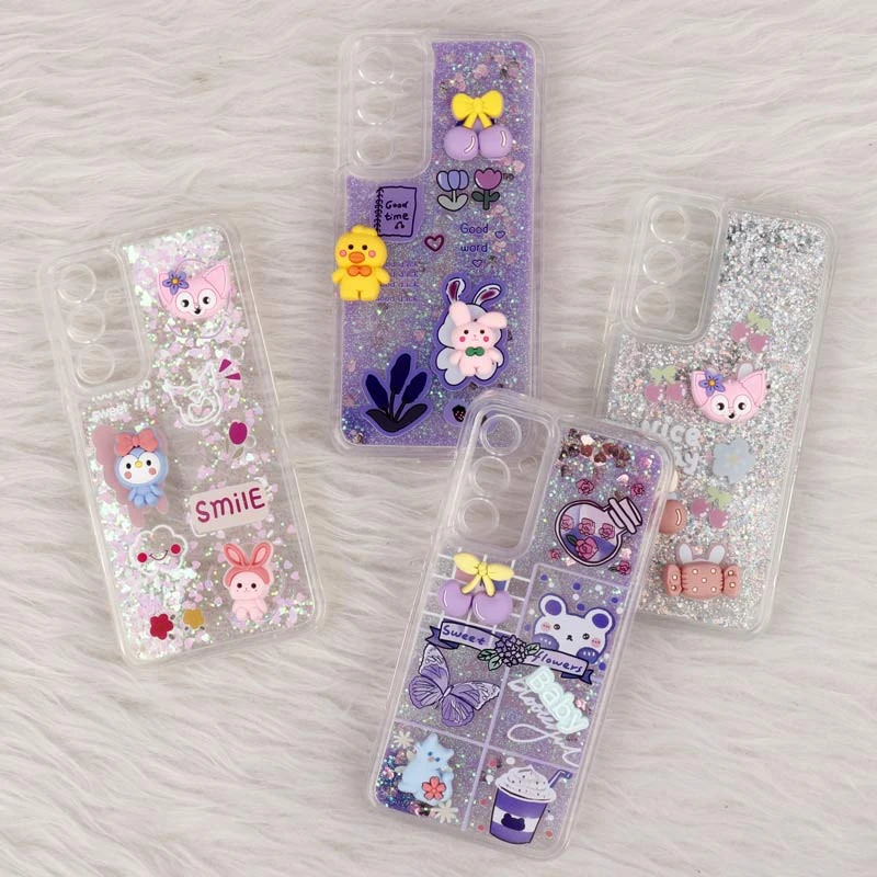 قاب آکواریومی Casetify عروسکی برجسته محافظ لنزدار Samsung Galaxy A54