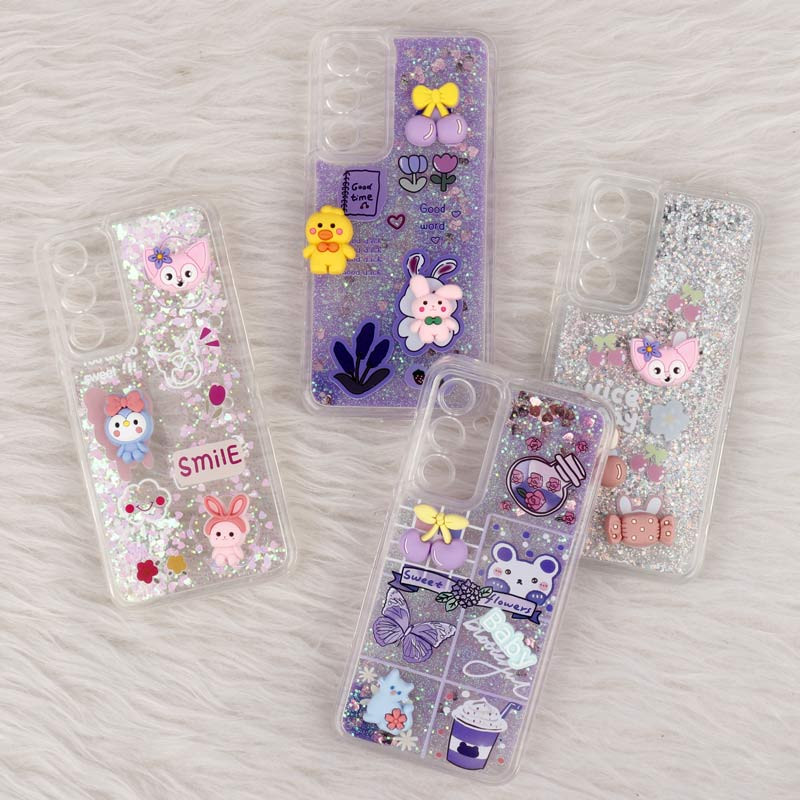 قاب آکواریومی Casetify عروسکی برجسته محافظ لنزدار Samsung Galaxy A54