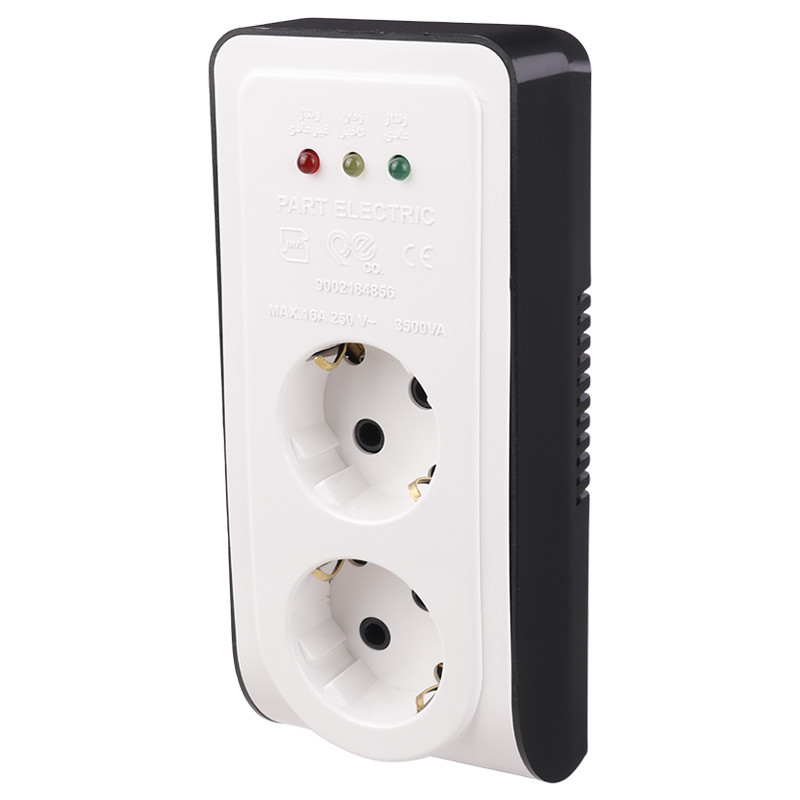 محافظ برق یخچال و فریزر 2 خانه ارت دار پارت الکتریک 2834