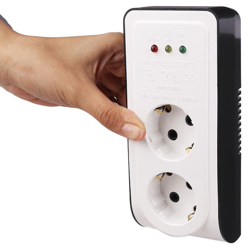 محافظ برق یخچال و فریزر 2 خانه ارت دار پارت الکتریک 2834