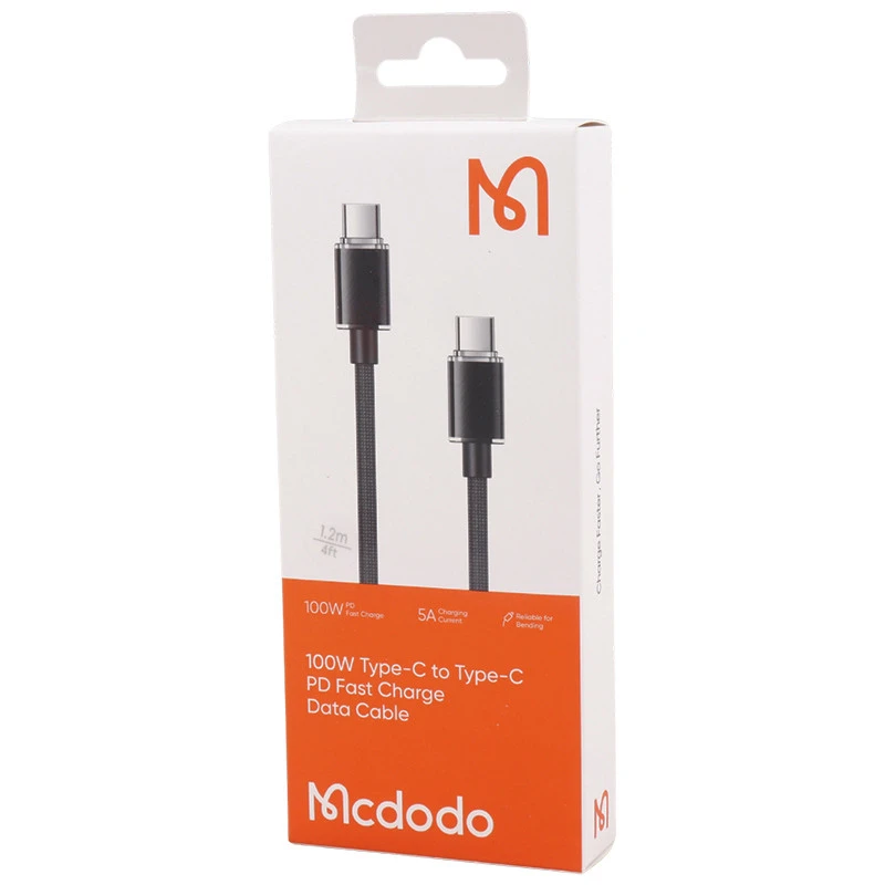کابل تبدیل فست شارژ Mcdodo CA-3670 Type-C to Type-C PD 5A 100W 1.2m