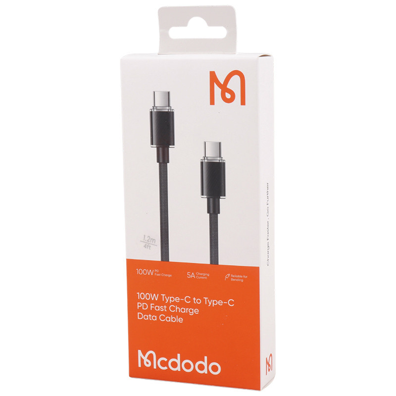 کابل تبدیل فست شارژ Mcdodo CA-3670 Type-C to Type-C PD 5A 100W 1.2m