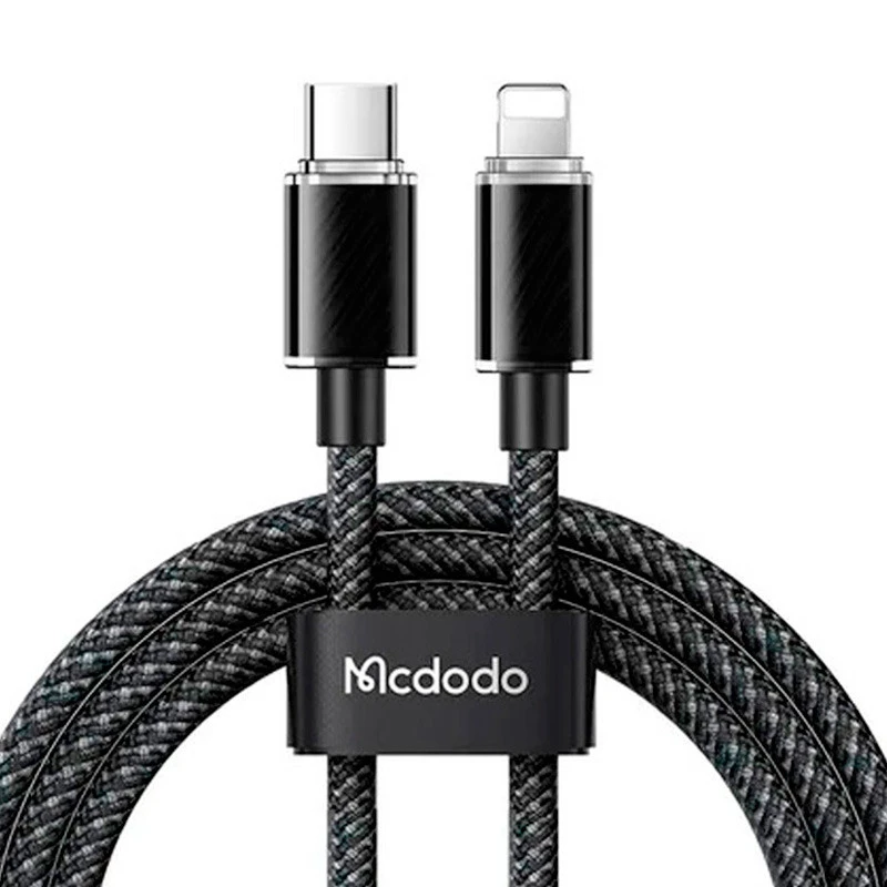کابل تبدیل فست شارژ Mcdodo CA-3663 Type-C To Lightning 3A PD 36W 2m
