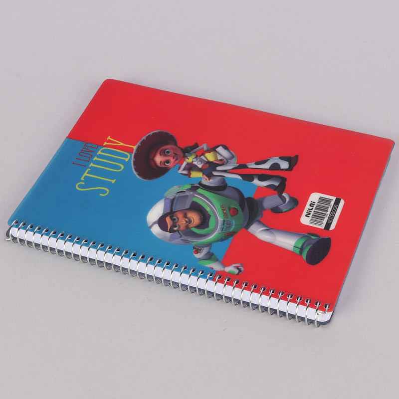 دفتر نقاشی سیمی 100 برگ طرح فانتزی نیلای