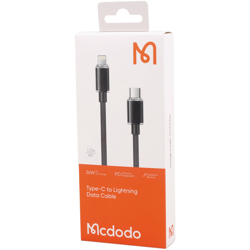 کابل تبدیل فست شارژ Mcdodo CA-3660 Type-C To Lightning 3A PD 36W 1.2m
