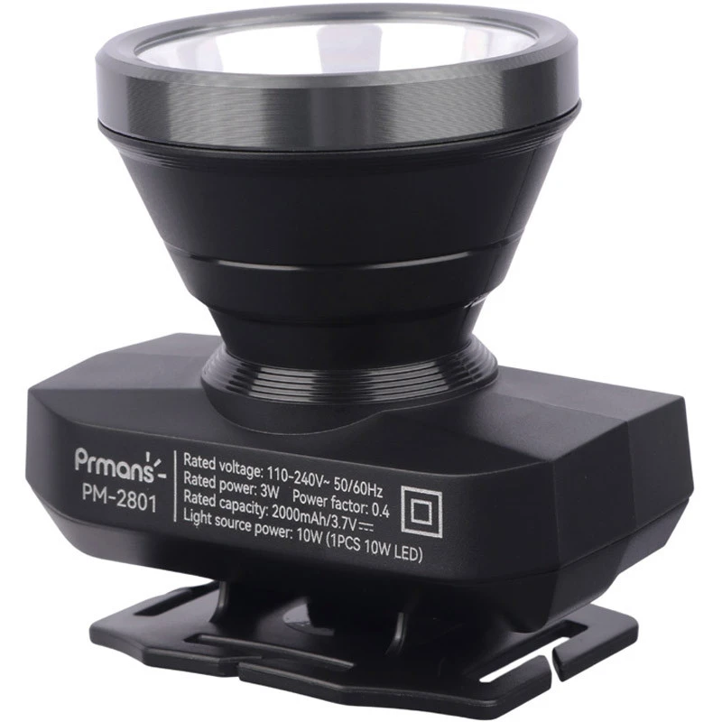چراغ قوه پیشانی هدلایت شارژی Prmans PM-2801