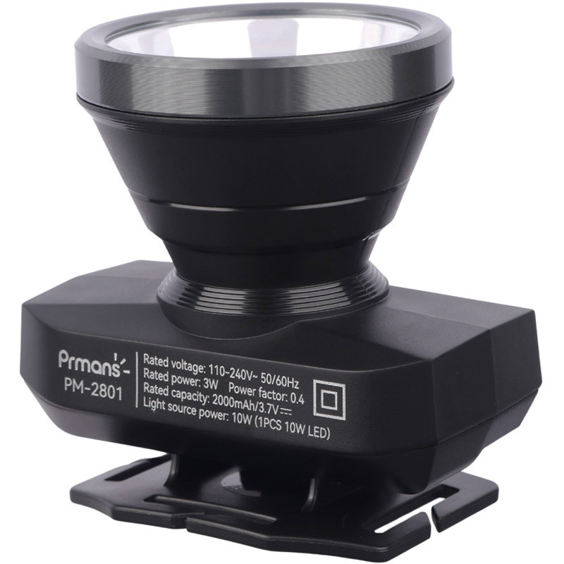 چراغ قوه پیشانی هدلایت شارژی Prmans PM-2801