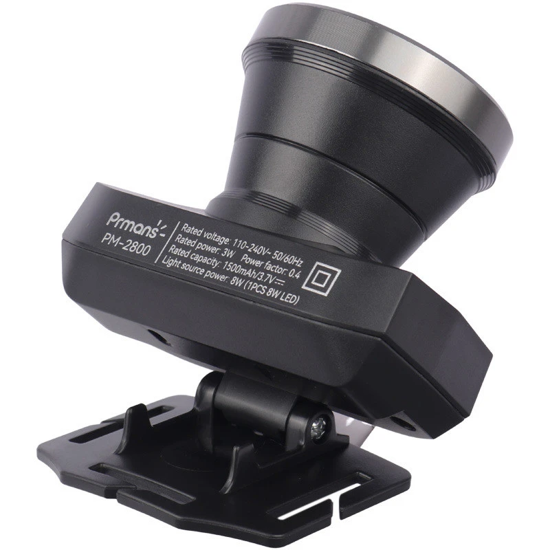چراغ قوه پیشانی هدلایت شارژی Prmans PM-2800