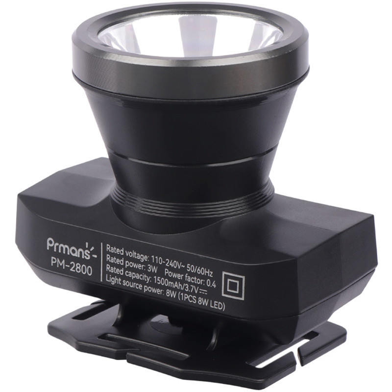 چراغ قوه پیشانی هدلایت شارژی Prmans PM-2800