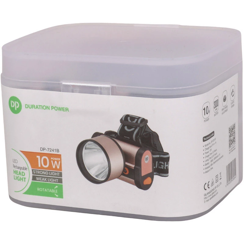 چراغ قوه پیشانی هدلایت شارژی DP.LED Light DP-7241B