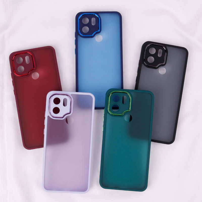قاب PC متال ایرون مات محافظ لنزدار Xiaomi Redmi A1 Plus