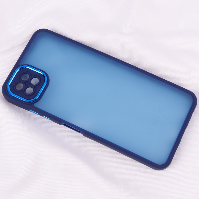 قاب PC متال ایرون مات محافظ لنزدار Samsung Galaxy A22 5G