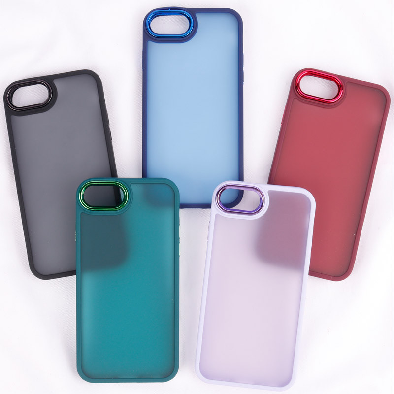 قاب PC متال ایرون مات محافظ لنزدار iPhone 6 / 6s