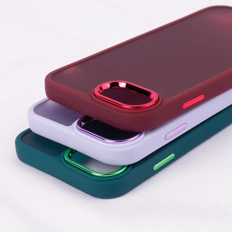 قاب PC متال ایرون مات محافظ لنزدار iPhone 6 / 6s