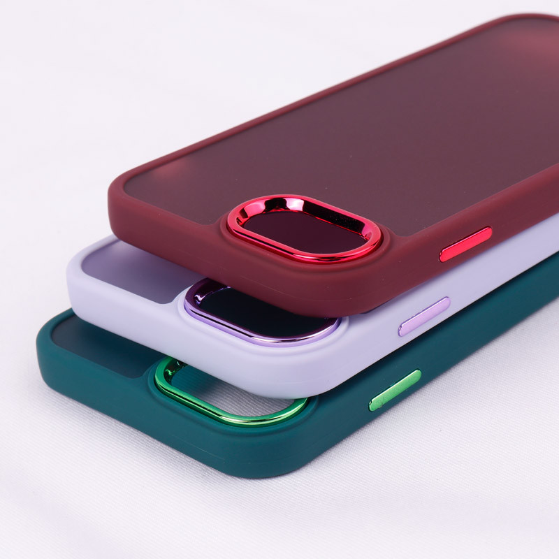 قاب PC متال ایرون مات محافظ لنزدار iPhone 6 / 6s