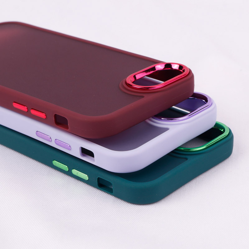 قاب PC متال ایرون مات محافظ لنزدار iPhone 6 / 6s