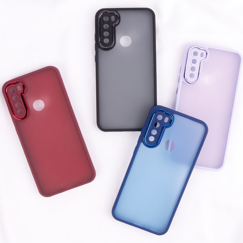 قاب PC متال ایرون مات محافظ لنزدار Xiaomi Redmi Note 8