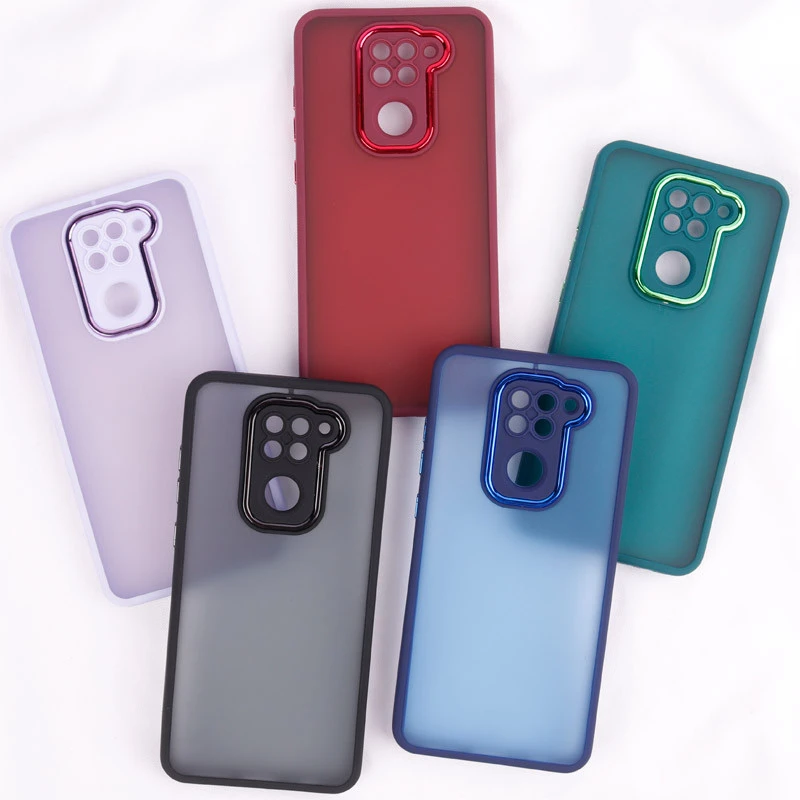 قاب PC متال ایرون مات محافظ لنزدار Xiaomi Redmi Note 9