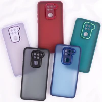 قاب PC متال ایرون مات محافظ لنزدار Xiaomi Redmi Note 9